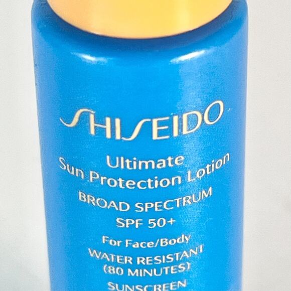 Shiseido Ultimate Sun Protection Face Cream SPF 50 Sunscreen Travel .24 oz New - Picture 2 of 4